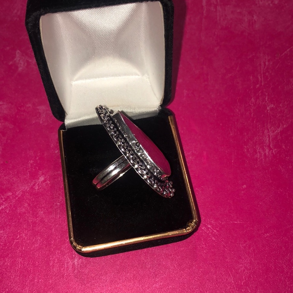 Silver Ruby Ring - image 7